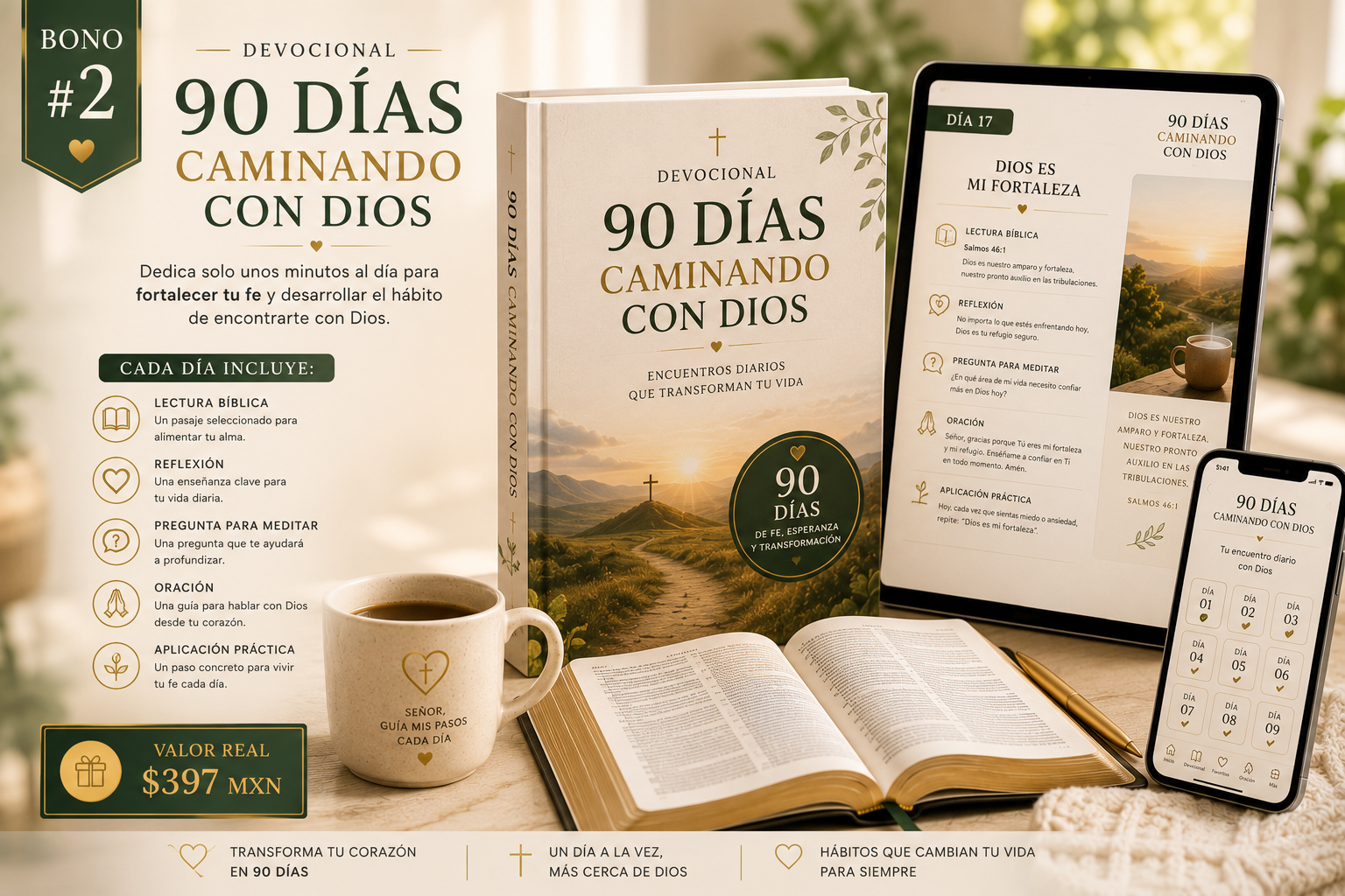 Devocional «90 Días Caminando con Dios»