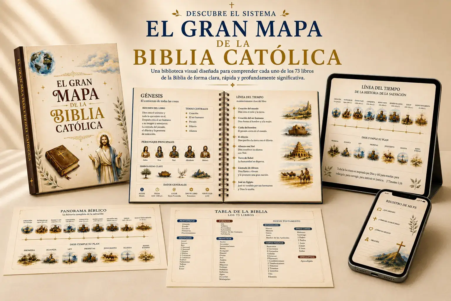 El Gran Mapa de la Biblia Católica en todos tus dispositivos